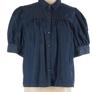 Women's Blue Denim Top